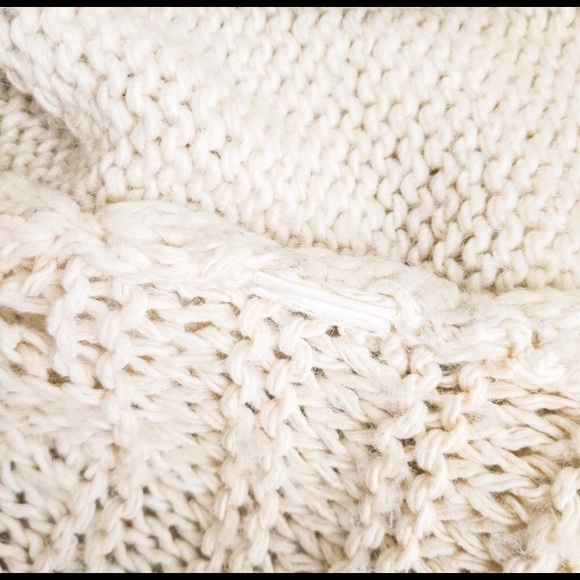 Zara Knit Cream Pointelle Sweater - Picture 8 of 10